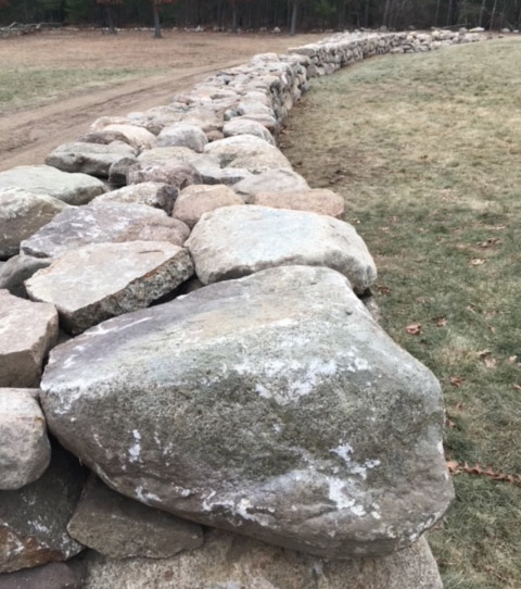 New England stone wall